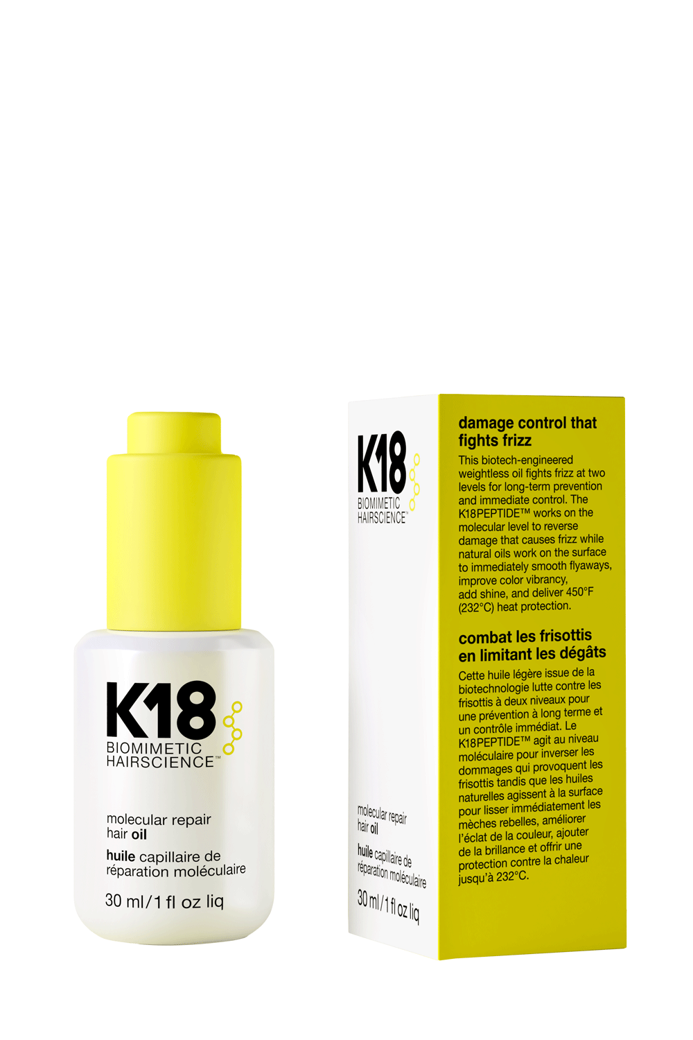 K18 Molecular Repair Hair Oil SUCHÝ OLEJ PROTI KREPATĚNÍ